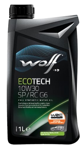 Моторное масло Wolf EcoTech 10W30 SP/RC G6, 1л (WOLF: 161561)